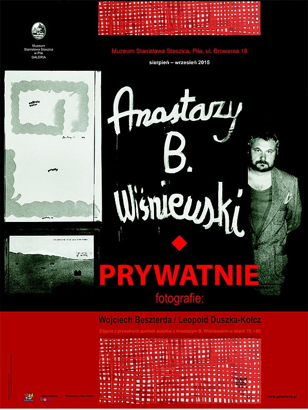 Anastazy B. Wiśniewski „Prywatnie” – plakat (źródło: materiały prasowe)