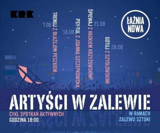 „Artyści w Zalewie” – plakat (źródło: materiały prasowe)