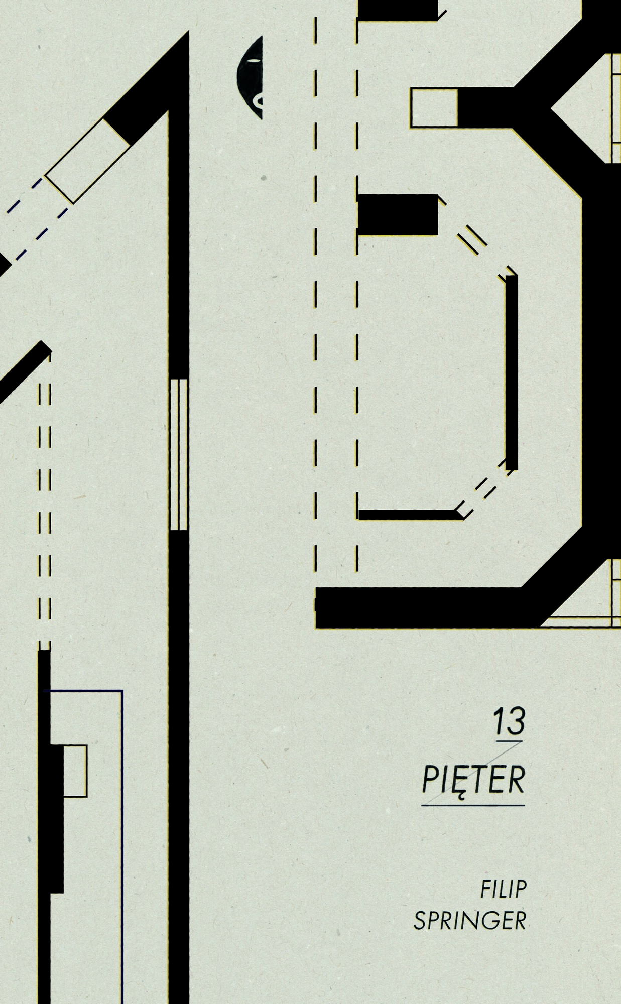 Filip Springer, „13 pięter” – okładka (źródło: materiały prasowe wydawcy)