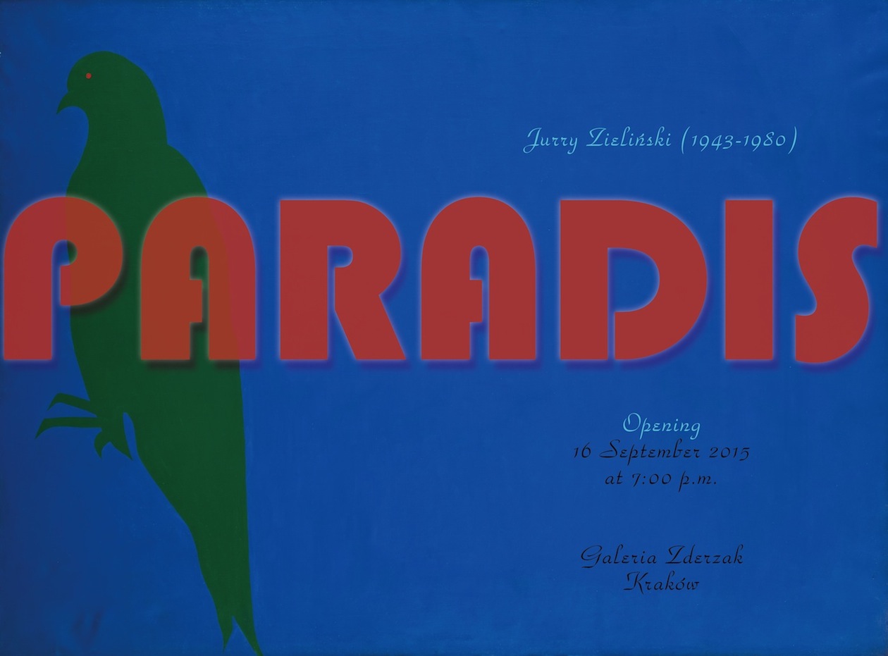 Jurry Zieliński, wystawa „Paradis” (źródło: materiały prasowe organizatora)