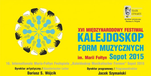 Kalejdoskop Form Muzycznych im. Marii Fołtyn 2015 – baner (źródło: materiały prasowe organizatora)