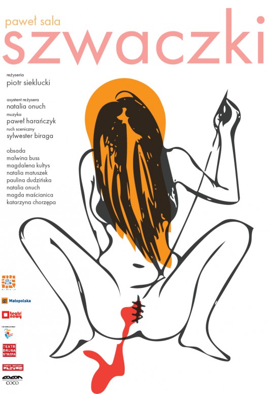 „Szwaczki”, reż. Piotr Sieklucki, tekst: Paweł Sala – plakat (źródło: materiały prasowe organizatora)