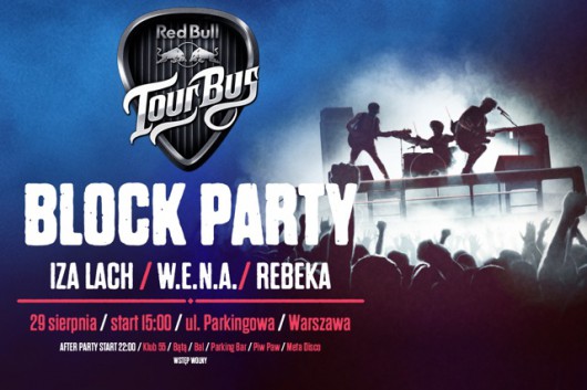 Red Bull Tour Bus: Block Party – plakat (źródło: materiały prasowe organizatora)