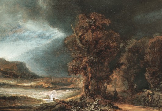 Rembrandt, „Krajobraz z miłosiernym Samarytaninem” (źródło: materiały prasowe organizatora)