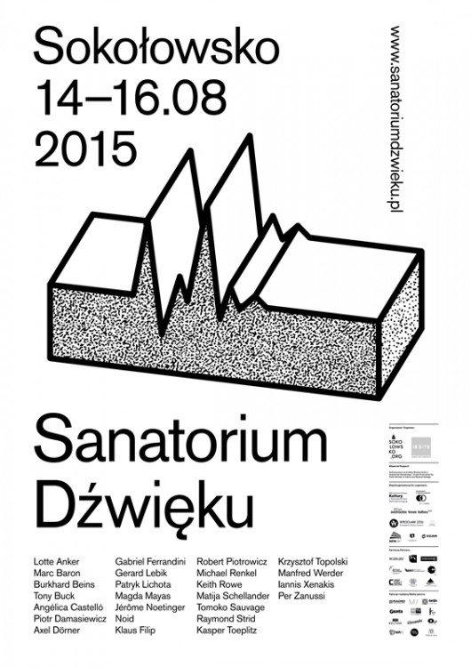 Sanatorium Dźwięku 2015 – plakat (źródło: materiały prasowe organizatora)