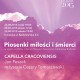 „Piosenki miłości i śmierci”, Theatrum Musicum Kraków 2015 – plakat (źródło: materiały prasowe)