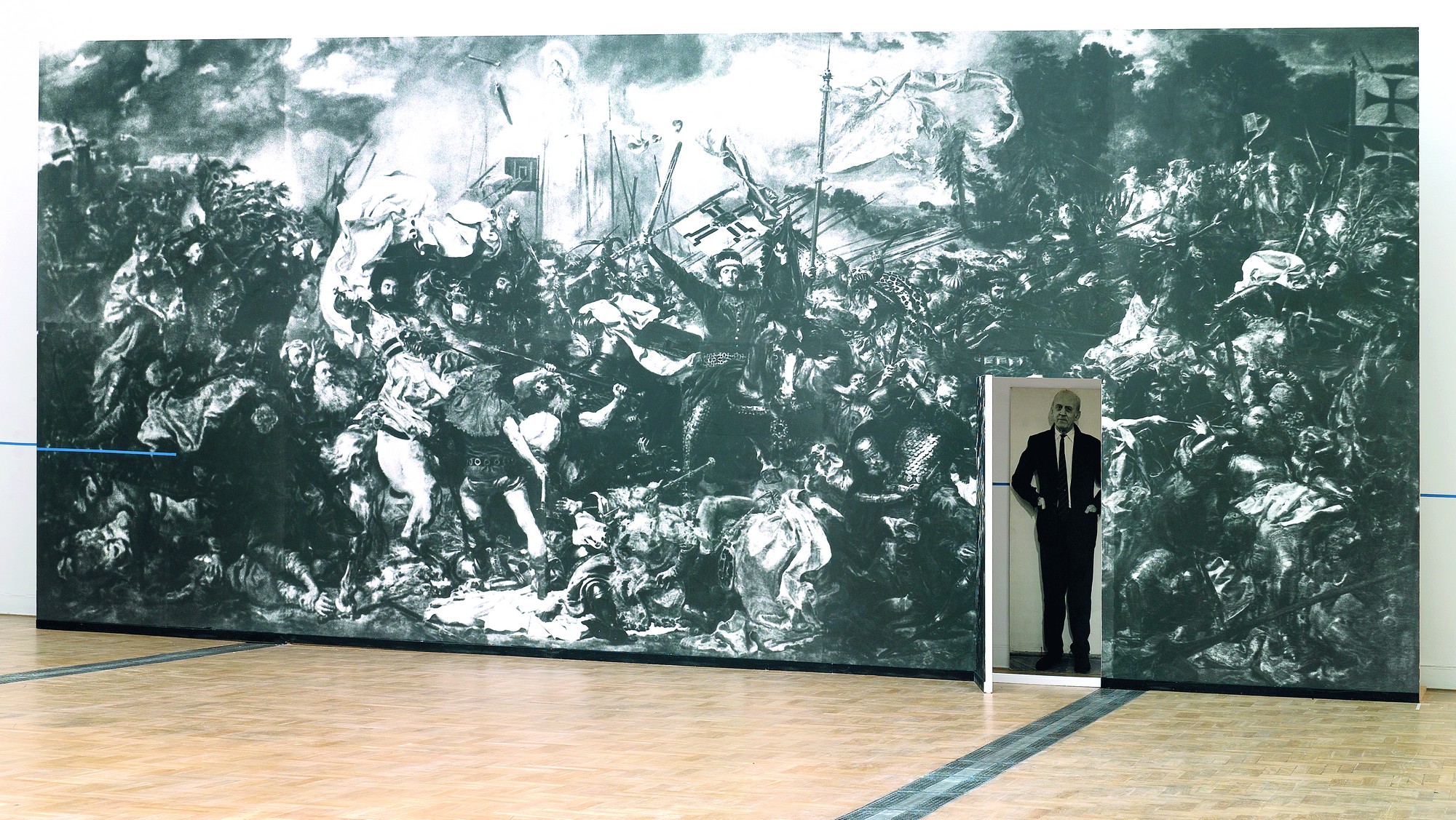 Edward Krasiński, „Bitwa pod Grunwaldem”, 1997, instalacja (źródło: materiały prasowe organizatora)