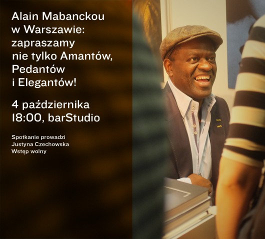Spotkanie z Alainem Mabanckou (źródło: materiały prasowe organizatora)
