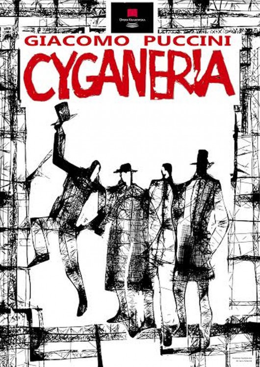 „Cyganeria” – plakat autorstwa Barbary Kędzierskiej i Laco Adamika (źródło: materiały prasowe)