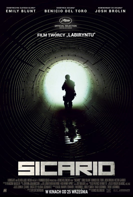 „Sicario” – plakat (źródło: materiały prasowe dystrybutora)