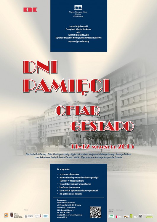 7. Dni Pamięci Ofiar Gestapo – plakat (źródło: materiały prasowe organizatora)