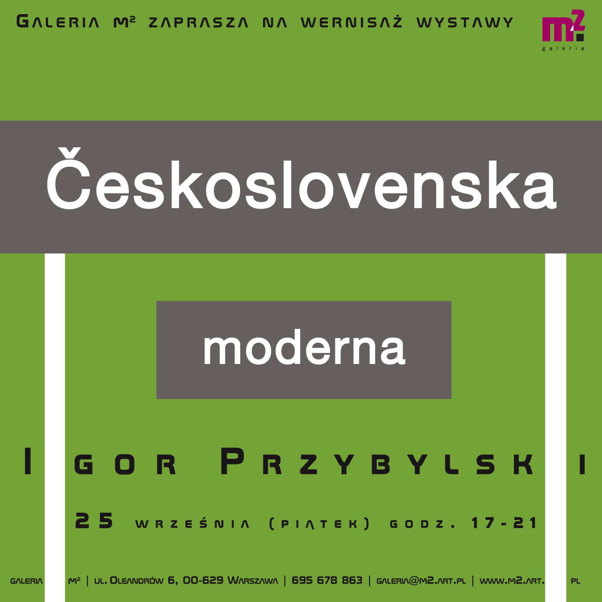 Wystawa Igora Przybylskiego „Československa moderna” (źródło: materiały prasowe organizatora)