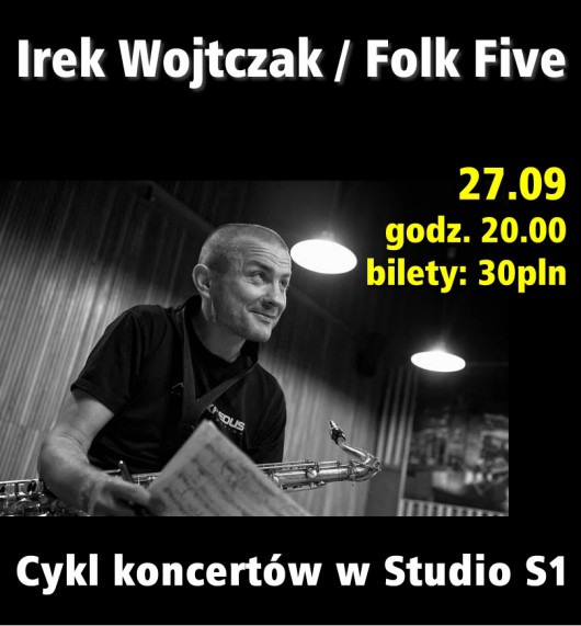 Irek Wojtczak „Folk Five” – plakat (źródło: materiały prasowe organizatora)