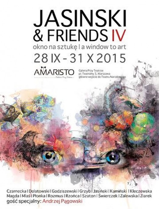 „Jasinski&friends IV. Okno na sztukę” – plakat (źródło: materiały prasowe