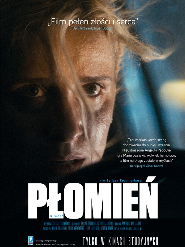 „Płomień”, reż. Syllas Tzoumerkas – plakat (źródło: materiały prasowe dystrybutora)