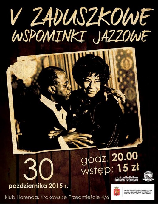 V Zaduszkowe Wspominki Jazzowe – plakat (źródło: materiały prasowe)