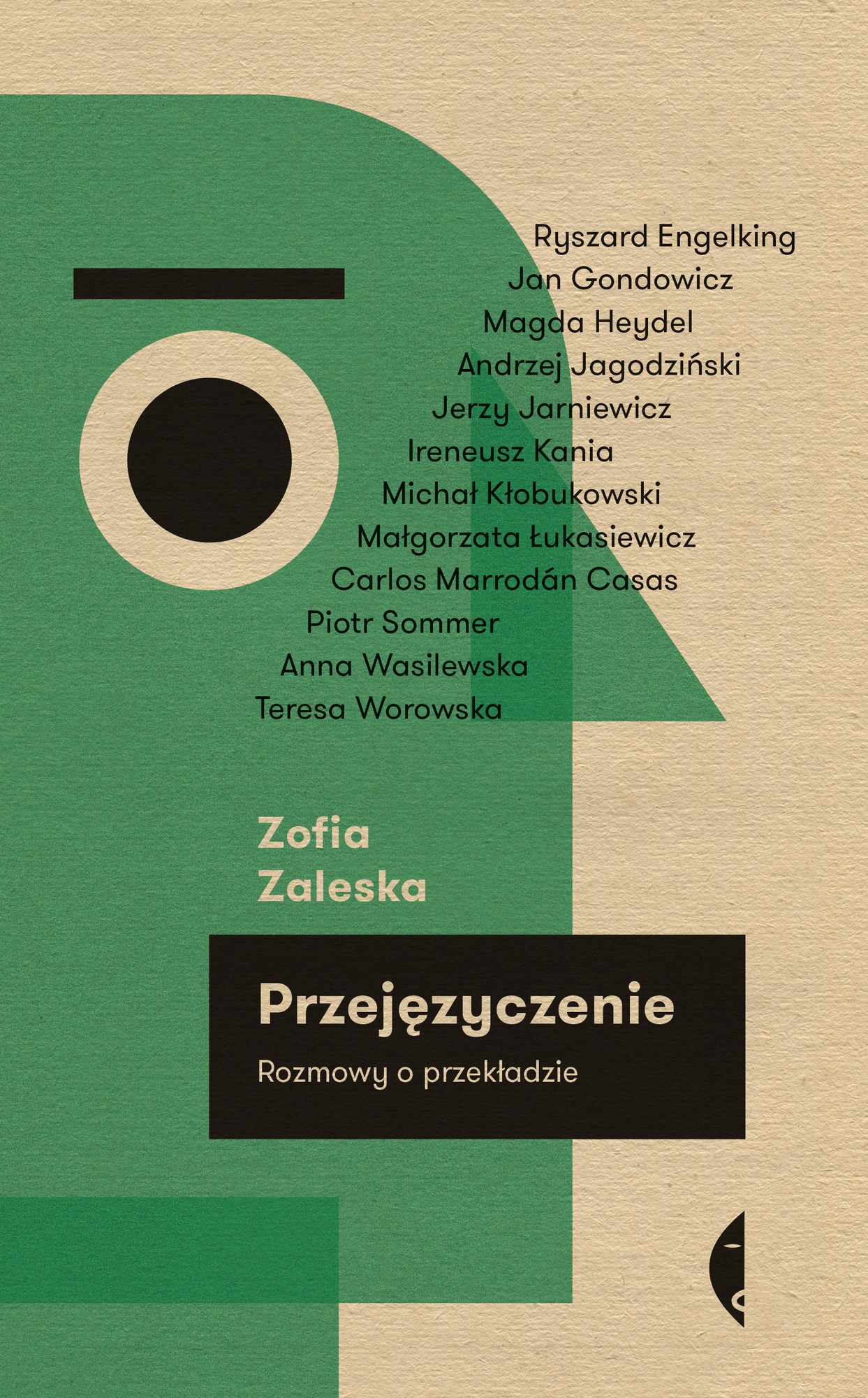 Zofia Zaleska, „Przejęzyczenie. Rozmowy o przekładzie” – okładka (źródło: materiały prasowe wydawcy)
