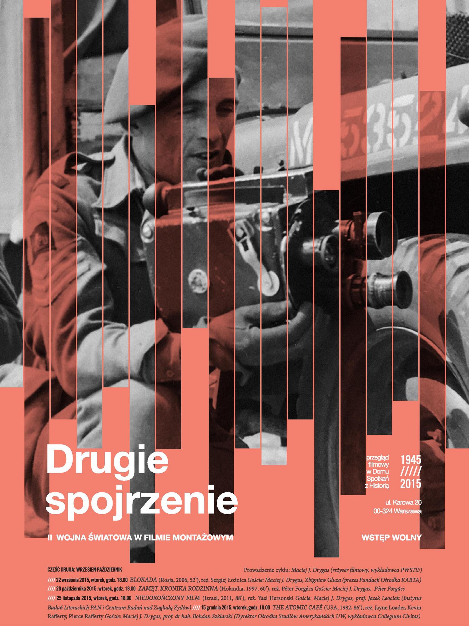 Cykl „Drugie spojrzenie” – plakat (źródło: materiały prasowe organizatora)