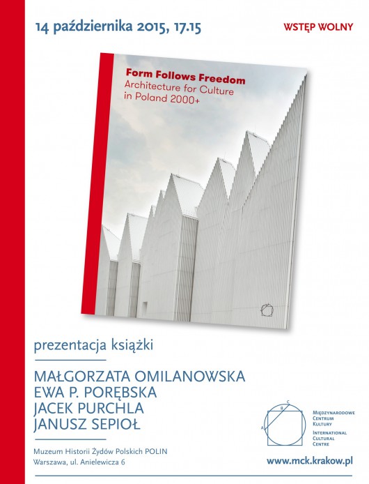 „Form Follows Freedom” – spotkanie w Muzeum Polin (źródło: materiały prasowe)