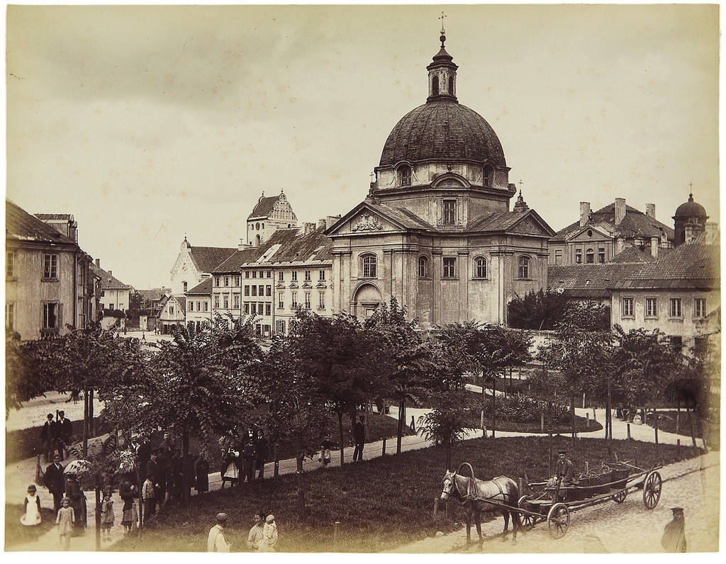Kościół Sakramentek przy Rynku Nowego Miasta, ok 1895. Fot. Konrad Brandel/ Muzeum Narodowe w Warszawie (źródło: materiały prasowe)