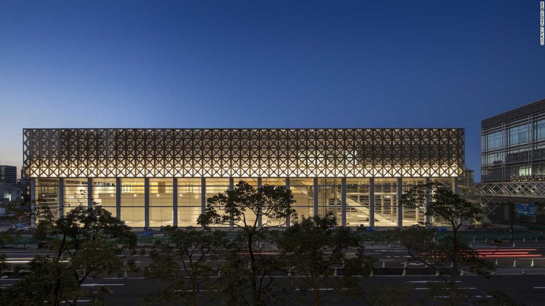 Muzeum Sztuki prefektury Oita (Oita Prefectural Art Museum), Japonia – data otwarcia: 2015 r., proj. Shigeru Ban (źródło: CNN Style)