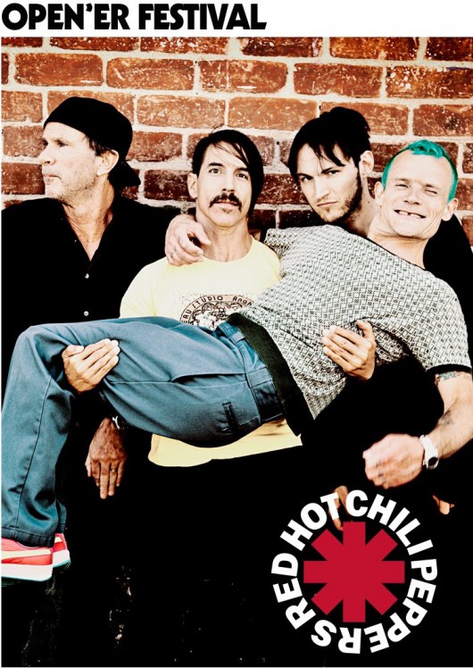 Red Hot Chili Peppers na Open’er Festival 2016 – plakat (źródło: materiały prasowe)
