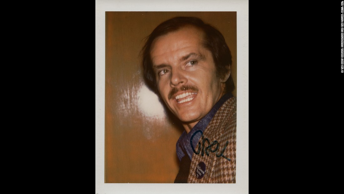 Wizualny pamiętnik Andy'ego Warhola: Jack Nicholson, 1972 (źródło: CNN Style)