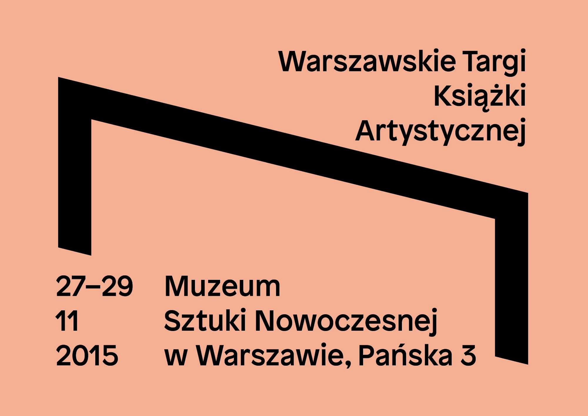 Warszawskie Targi Książki Artystycznej – logo (źródło: materiały prasowe organizatora)