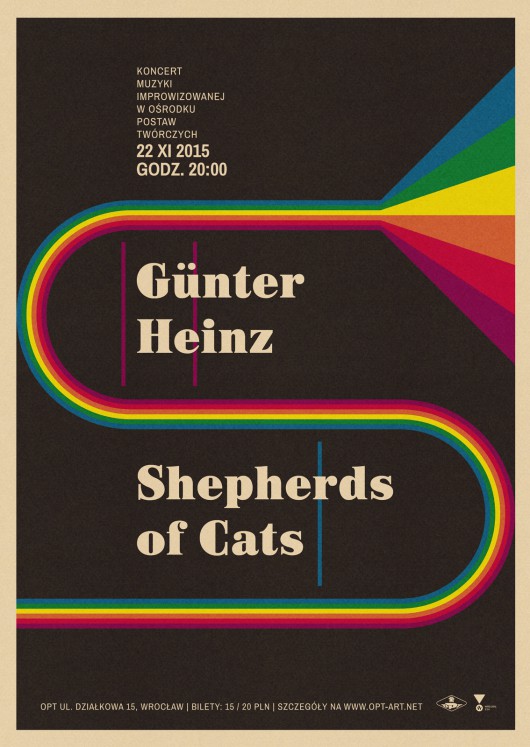 Günter Heinz i Shepherds of Cats – plakat (źródło: materiały prasowe organizatora)