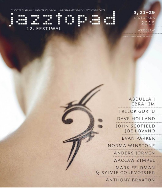 Jazztopad 2015 − plakat (źródło: materiały prasowe organizatora)
