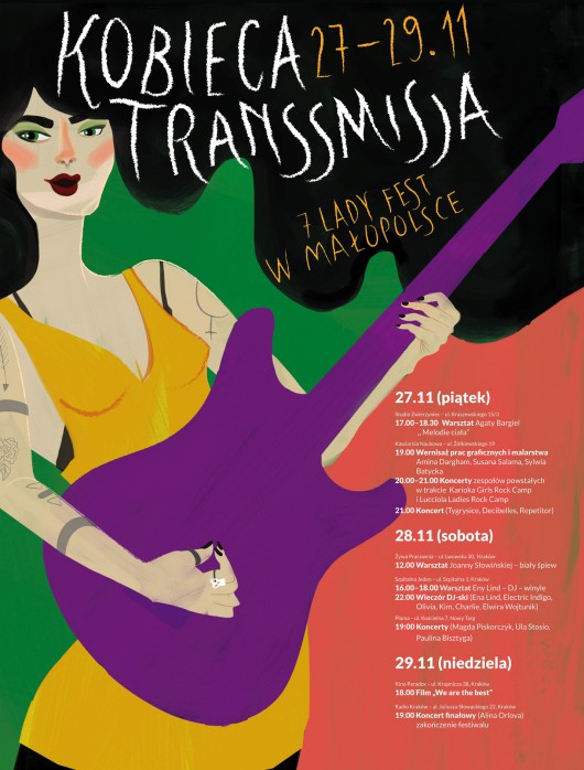 7 Kobieca Transsmisja – plakat (źródło: materiały prasowe organizatora)