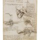 Leonardo da Vinci, „Mechanika człowieka” – karta anatomiczna, oryginał (źródło: materiały prasowe)