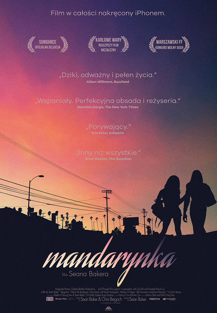 „Mandarynka”, reż. Sean Baker, plakat (źródło: materiały dystrybutora)