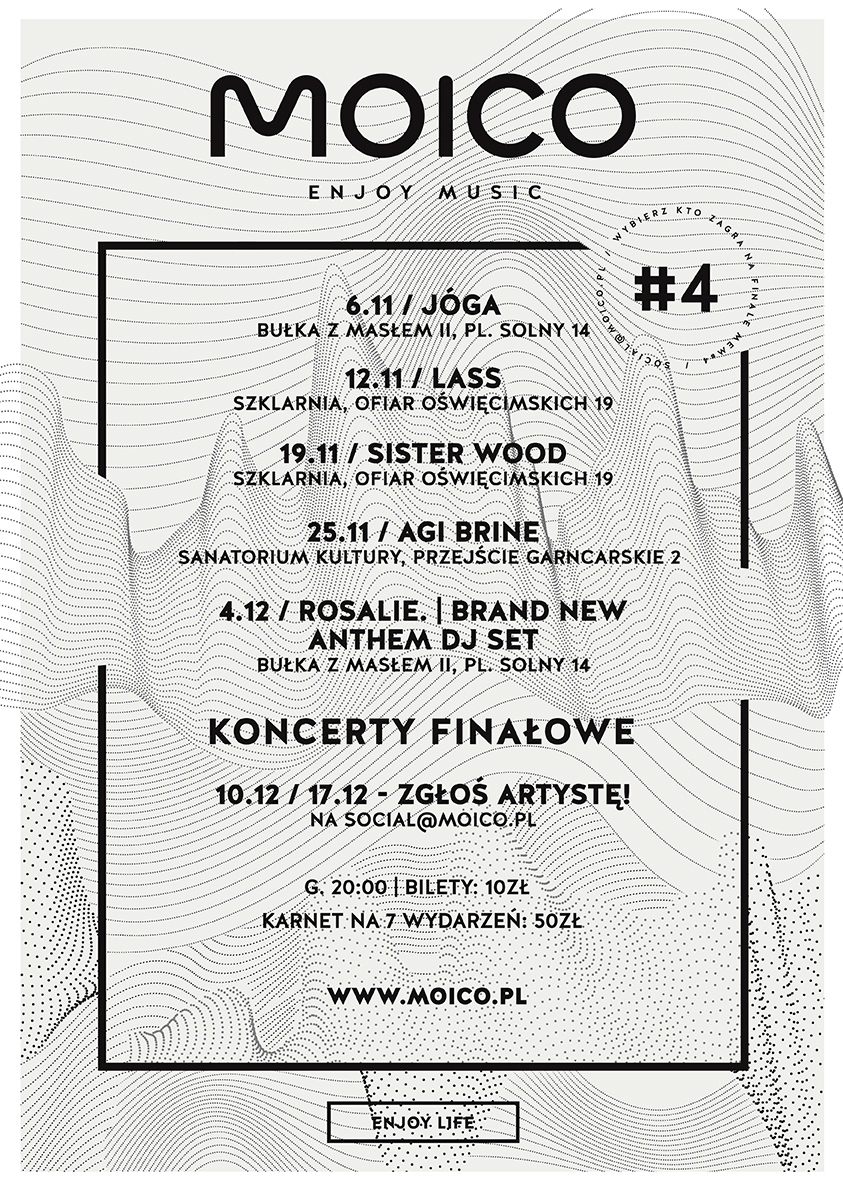 Moico Enjoy Music 2015 − plakat (źródło: materiały prasowe organizatora)
