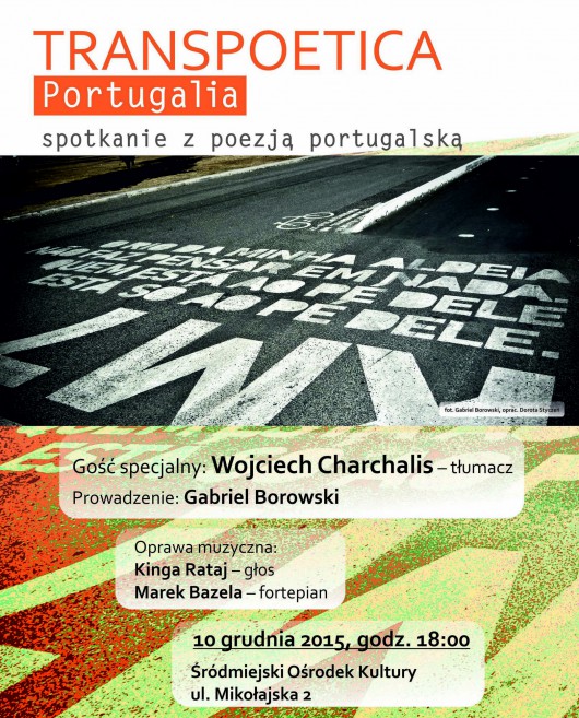 „Transpoetica: Portugalia” – plakat (źródło: materiały prasowe)