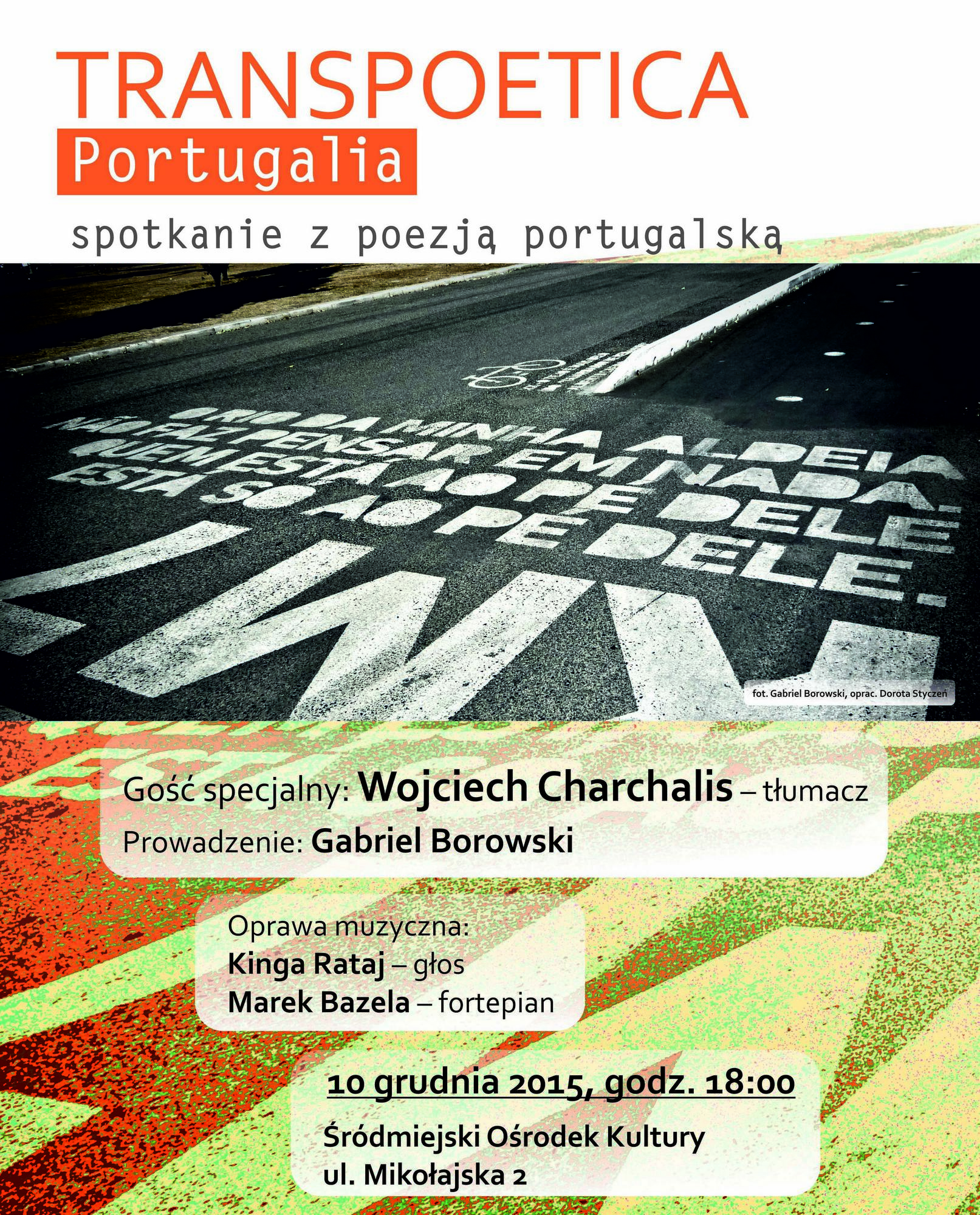 „Transpoetica: Portugalia” – plakat (źródło: materiały prasowe)