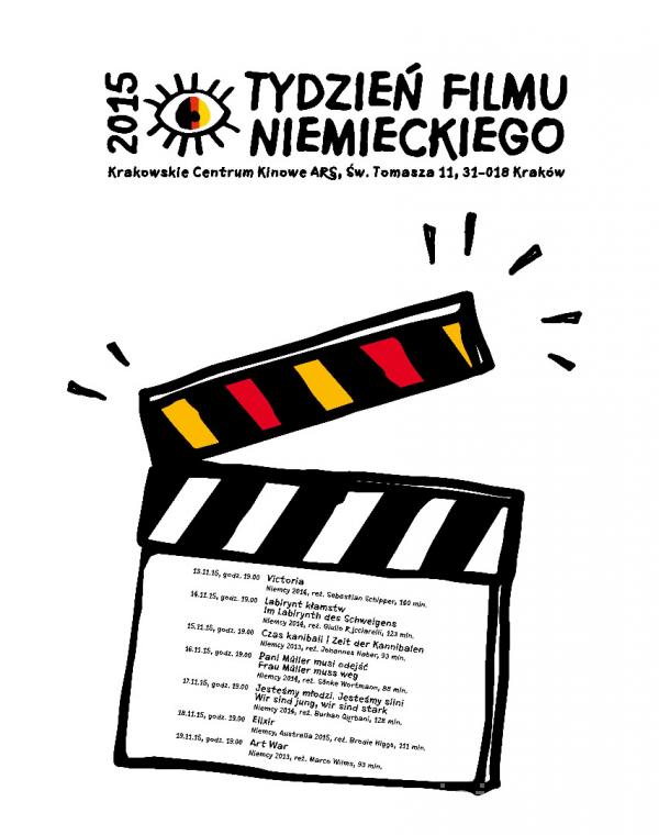 Tydzień Filmu Niemieckiego – plakat (źródło: materiały prasowe)