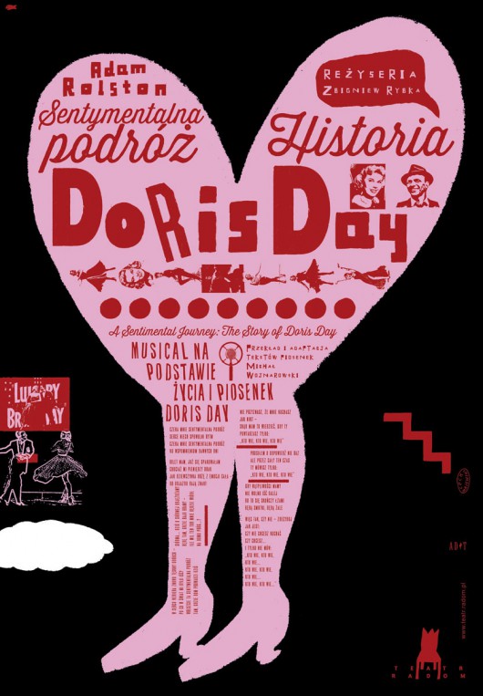 „Doris Day – Sentymentalna podróż, reż. Zbigniew Rybka, plakat (źródło: materiały prasowe organizatora) 