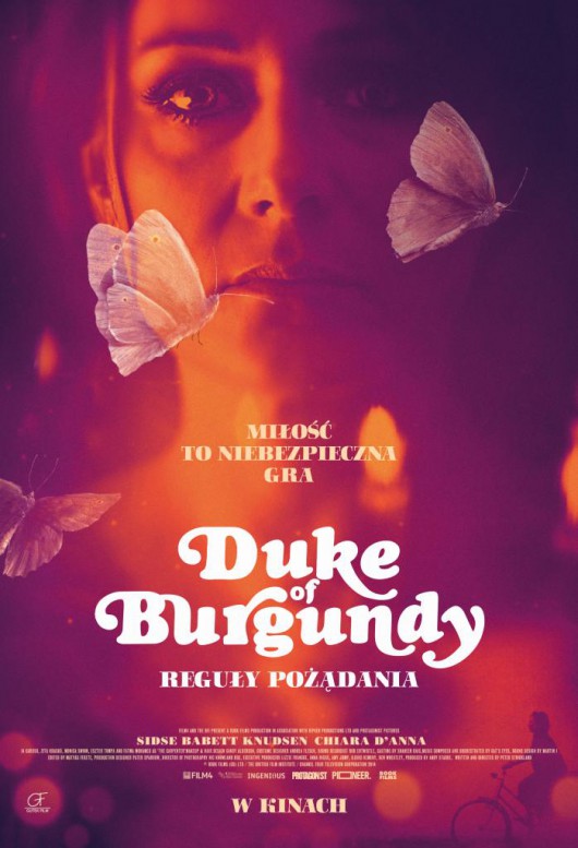 „Duke of Burgundy. Reguły pożądania”, reż. Peter Strickland, plakat (źródło: materiały prasowe dystrybutora)