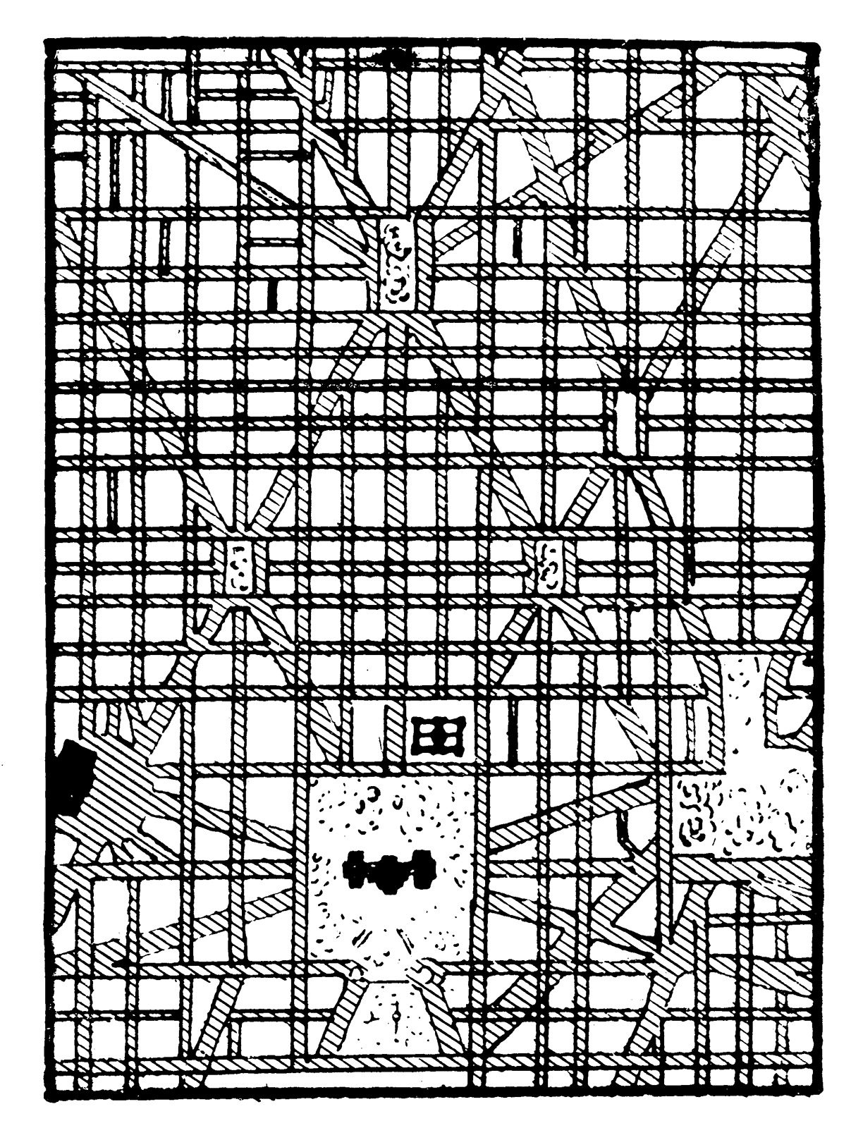 Plan Waszyngtonu, ilustracja z książki „Urbanistyka” Le Corbusiera, Wydawnictwo Centrum Architektury (źródło: materiały prasowe)
