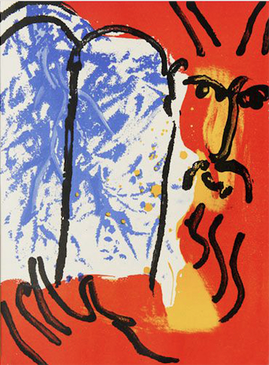 Marc Chagall, praca z wystawy „Raj i Apokalipsa”, Zamek Książ w Wałbrzychu (źródło: materiały prasowe organizatora)