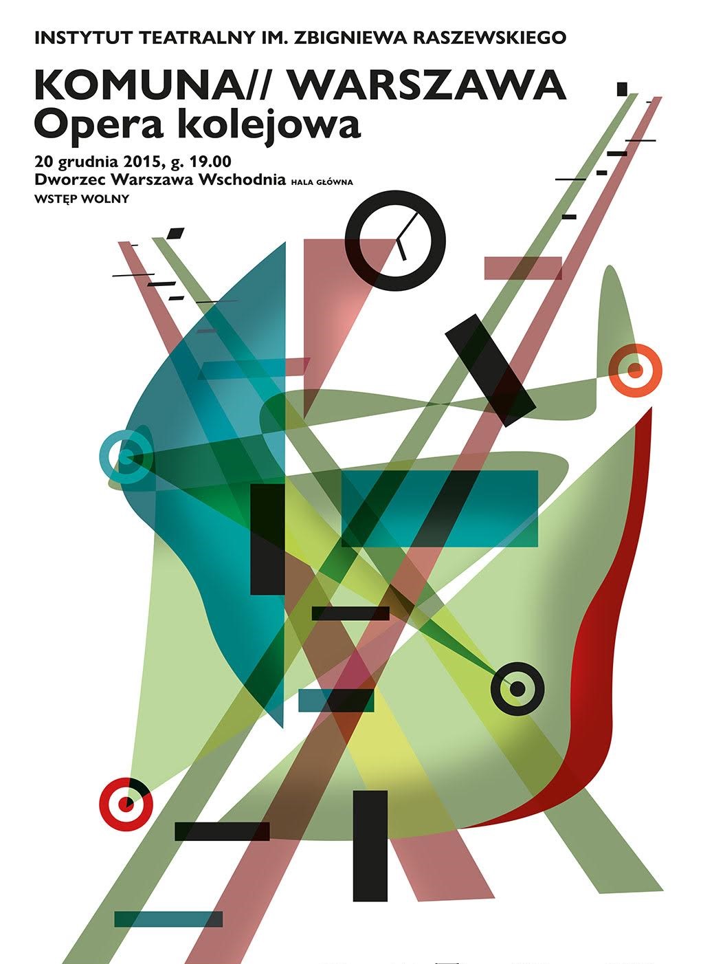 „Opera kolejowa” – plakat (źródło: materiały organizatora)
