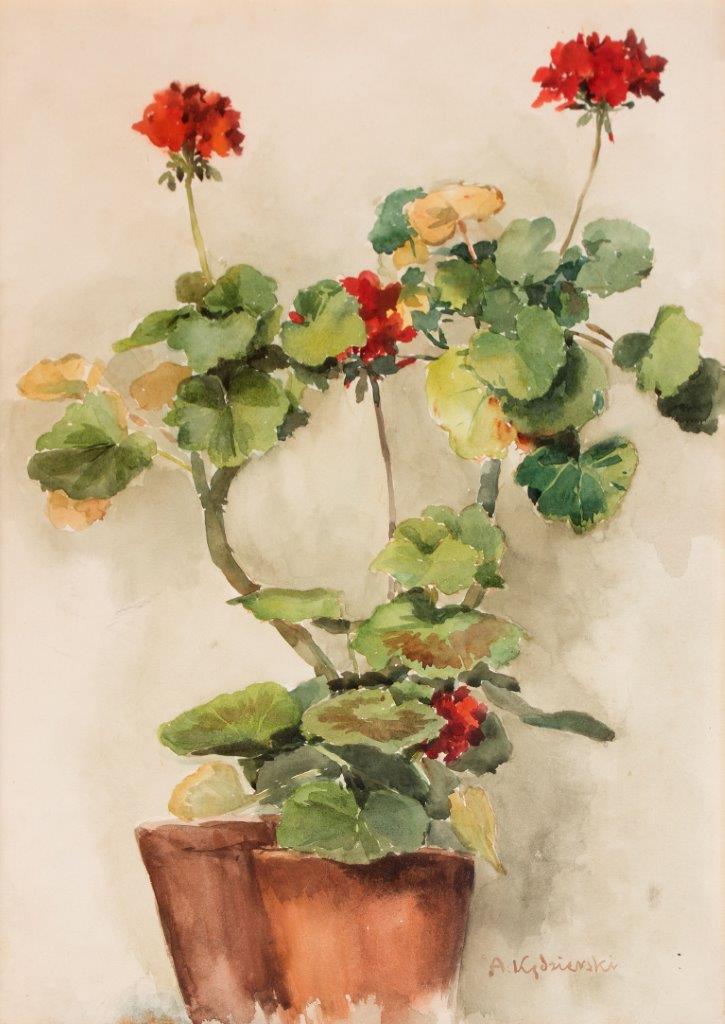 Apoloniusz Kędzierski, „Pelargonie” (źródło: materiały prasowe organizatora)