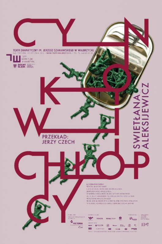 „Cynkowi chłopcy”, reż Jakub Skrzywanek, plakat projektu Mirka Kaczmarka (źródło: materiały prasowe organizatora)