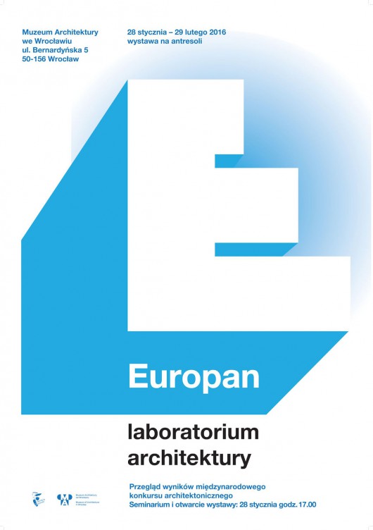Wystawa „Europan laboratirum architektury” – plakat  (źródło: materiały prasowe organizatora)