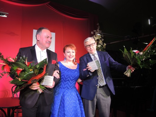 VOX Opera 2015, na zdjęciu Katarzyna Oleś-Blacha (sopran) oraz Wojciech Golachowski i Andrzej Zdebski (laureaci), fot. E. Bąkowska (źródło: materiały prasowe organizatora)