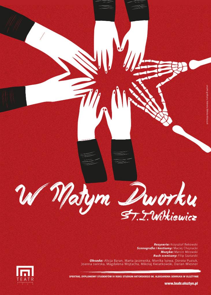 „W małym dworku”, reż. Krzysztof Rekowski, plakat (źródło: materiały prasowe organizatora)