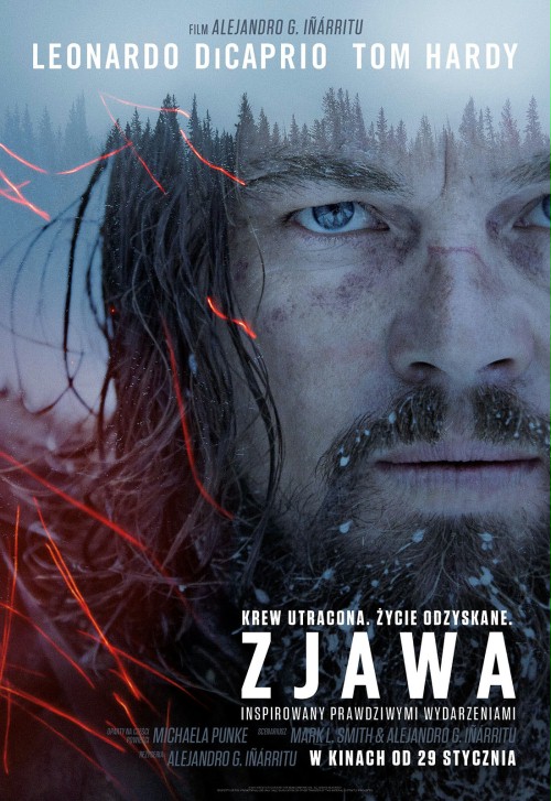 „Zjawa”, reż. Alejandro G. Iñárritu, plakat (źródło: materiały prasowe dystrybutora)