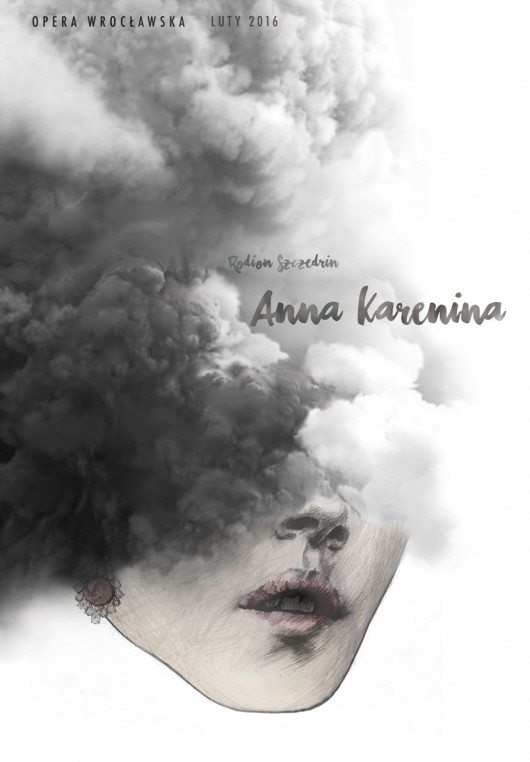 „Anna Karenina”, reż. Bożena Klimczak, plakat projektu: Diany Marszałek-Malickiej (źródło: materiały prasowe organizatora)