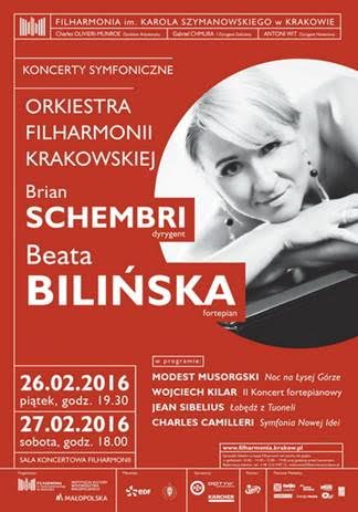 „Koncerty symfoniczne” – plakat (źródło: materiały prasowe organizatora)